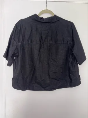 Universal Threads Black Button Down Top thumbnail 2