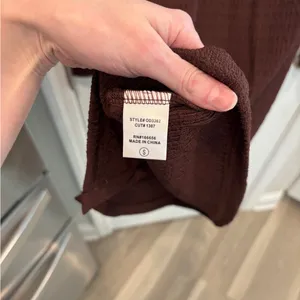 These Three Boutique NWOT Brown Long Sleeve Button-Up Shirt thumbnail 5