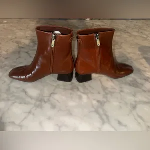 Sam Edelman Brown Leather Ankle Heeled Boots thumbnail 3