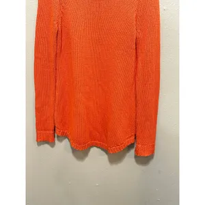 Lauren‎ Ralph Lauren Orange Acrylic Knit Long Sleeve Sweater Top Women's M thumbnail 5