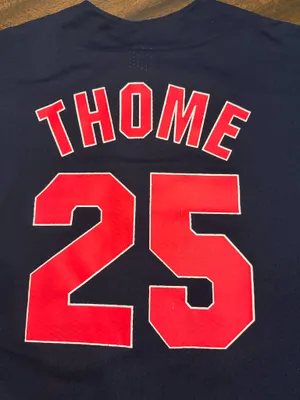 VTG Majestic Cleveland Indians Jim Thome Jersey-USA-Large thumbnail 3