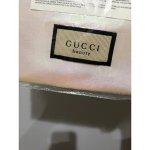 Gucci Beauty Cosmetic Bag Pouch‎ Shimmer Ivory NWT Makeup Travel Case E thumbnail 2