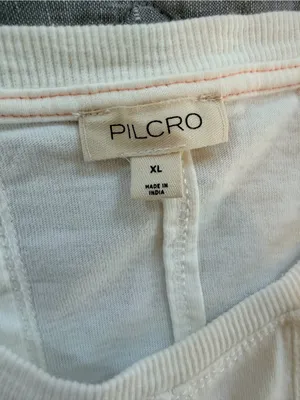 Pilcro White Short-Sleeve Knit Tee thumbnail 3
