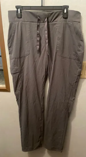 Columbia Women’s Casual Drawstring Scrub Pants - Gray Size Large thumbnail 1