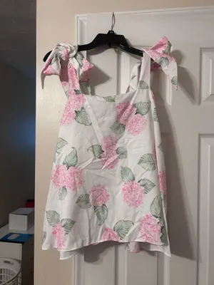 Flowery Tank Pajama Shorts Set thumbnail 1