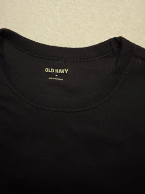 Old Navy Top Black Short Sleeve Medium thumbnail 3