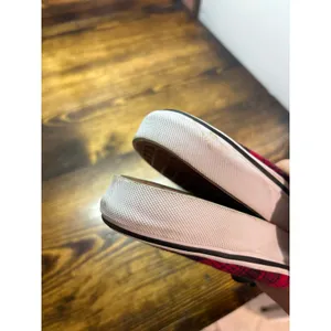 Vans Red And Black Plaid Sneakers Size 5.5‎ thumbnail 4