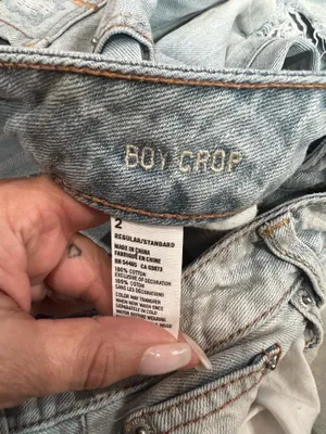 American Eagle boy crop jeans  thumbnail 6