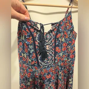 Band of Gypsies Asymmetrical Hem Floral dress size large thumbnail 3
