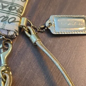 Coach Poppy Graffitti 1941 Tattersall Wristlet thumbnail 2