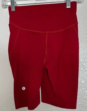 Lululemon Base Pace High-Rise Shorts‎ Red 4 thumbnail 1