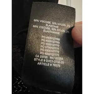 Babaton Aritzia Pointelle Crop Top‎ Size XS Black thumbnail 7