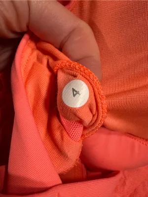 Lululemon Coral Sleeveless Active Tank Top with built in bra 4 thumbnail 6