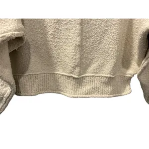 Free People Found My Friend Pullover Boucle Textured Sweater Size XS Oversized thumbnail 5