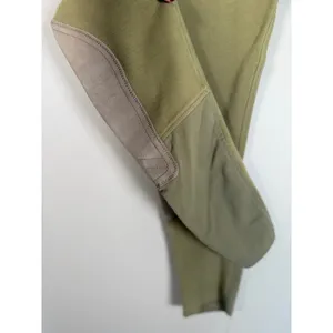 Ariat Sport Equestrian Breeches Olive Green Tan Knee Patch Riding Pants 32R thumbnail 6