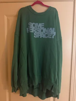 Aerie Some Personal Chill Crew Space Graphic Crewneck Sweatshirt thumbnail 1