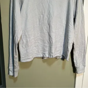 Volcom Women's Size Small Lil Crewneck Sweatshirt Light Gray True To This Cotton thumbnail 3