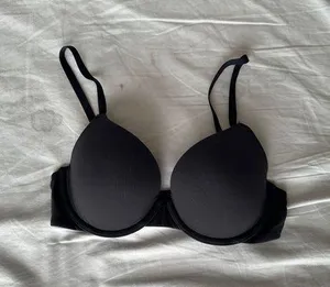 Skims COTTON JERSEY T-SHIRT BRA In Soot 30D ($38) thumbnail 1
