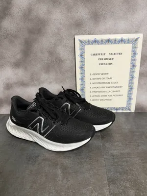 New Balance Fresh Foam X EVOZ V3 Women's Sneakers Black/Silver Metallic Size 9B thumbnail 2