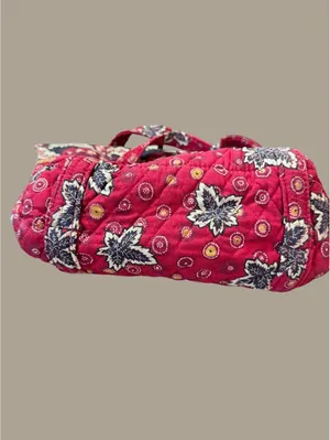 Vera Bradley Quilted Floral Patterned Shoulder Tote Bag thumbnail 3