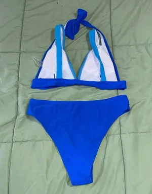SHEIN blue bikini thumbnail 2