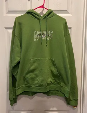 Champion Texas A&M Aggies Athletics Hoodie Green Pullover Sweatshirt Large thumbnail 1