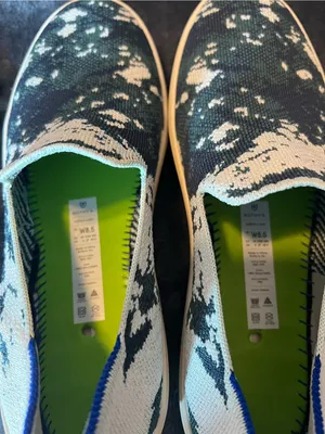 Rothy’s Slip-on Sneakers Sea Green Shibori 8.5 thumbnail 9