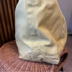 VTG L. L. Bean Boat & Tote Golden Butter Yellow Heavy Duty Canvas XL - HTF thumbnail 10