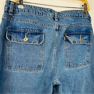 Edikted Light Blue Denim Jeans thumbnail 5