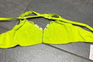 Savage X Fenty Perfect Poppies Lace Bralette Large Green Blue Romantic Delicate thumbnail 9