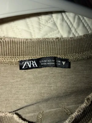 Zara Crop Top Army Green M thumbnail 3