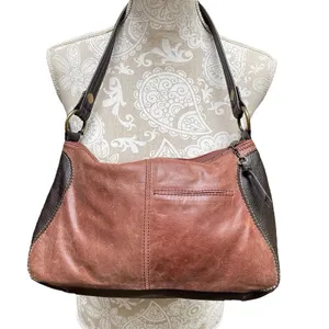 The Sak IRIS Medium Hobo Bag Teak-multi Y2K Style Metallic Brass Hardware thumbnail 6