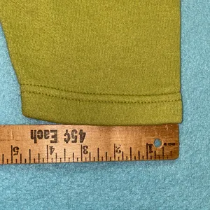UNBRANDED mock neck chartreuse long sleeve half button sweatshirt NEW size XL thumbnail 8
