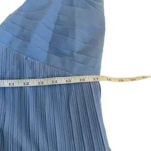 Lulus Amalfi Coast Light Blue Pleated Flutter Sleeve Mini Dress XL Coquette thumbnail 11