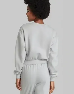 Wild Fable Women's Plus Size Light Gray Sweatshirt, 2X - New! thumbnail 3