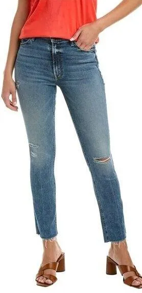 MOTHER The Mid-rise Dazzler Ankle Fray in Wash Going In Circles Size US 28 thumbnail 1