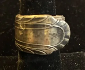 Vintage Silver Plated Spoon Ring size 6 thumbnail 1