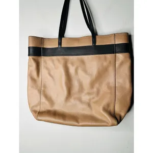 KATE SPADE Beige Tan Black Top Handle Tote Bow Detail Shoulder Bag thumbnail 7