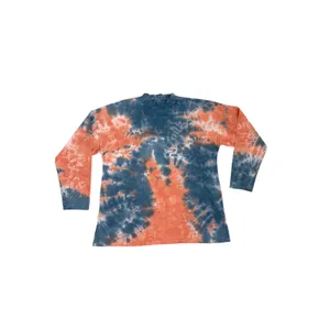 Free People We The Free Tie Dye Mock Neck Oversize Long Sleeve Shirt Medium thumbnail 3