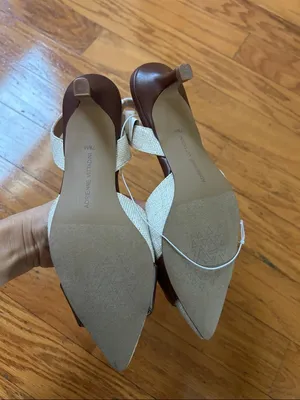 NEW Adrienne Vittadini women sling back shoes size 7.5 thumbnail 4