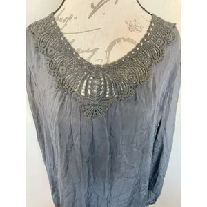 Carla Conti Dress Sz Large Bohemian Boho Ethereal, Romantic Quiet Luxury Neutral thumbnail 5
