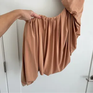 Norma Kamali Diana Gown in Nude S/36 thumbnail 16