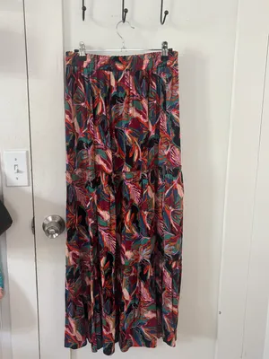 Long Patterned Skirt thumbnail 4