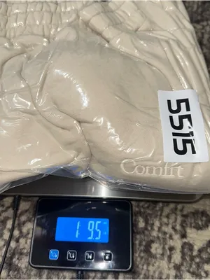 Comfit Uni-Sex Size 2XL Bone Cream Cozy Signature Straight Leg Sweatpants thumbnail 8