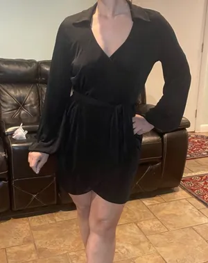 Faux Wrap dress thumbnail 1