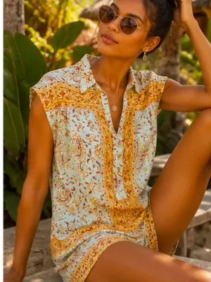 Free People Telly Floral Romper Spring Summer Wear thumbnail 1
