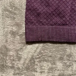 Lululemon Sz 4 Long Sleeve‎ Rest Less Hoodie Patchwork Galactic Grape Silver thumbnail 4