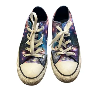 Converse Satin Galaxy Low Top Shoes Size 6 thumbnail 4