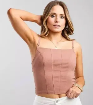 Free People Back On Track Cami‎ Size Small thumbnail 1