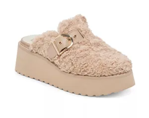 Dolce Vita Lelani Plush Clogs Tan Size 7.5 thumbnail 1